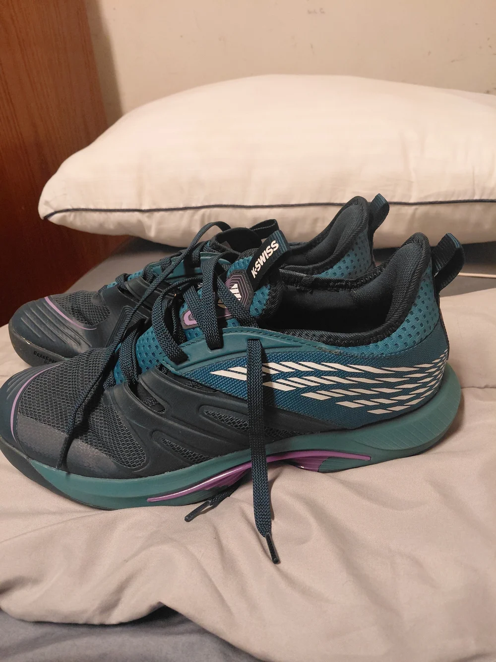 K-Swiss Teal & Purple Women's Lightweight Training Shoe